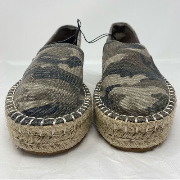 SPLENDID LANEY Green Camo Platform Espadrilles - Picture 4 of 8